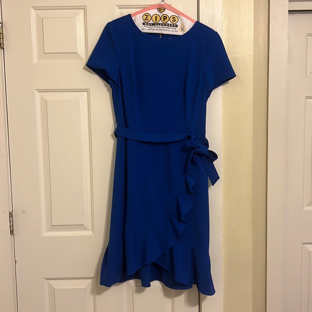 Calvin Klein royal blue dress